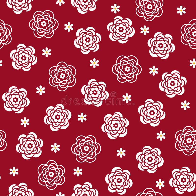 I designed a flower abstractly royalty free illustration