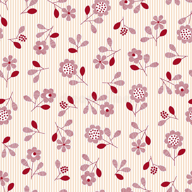 I designed a flower abstractly royalty free illustration