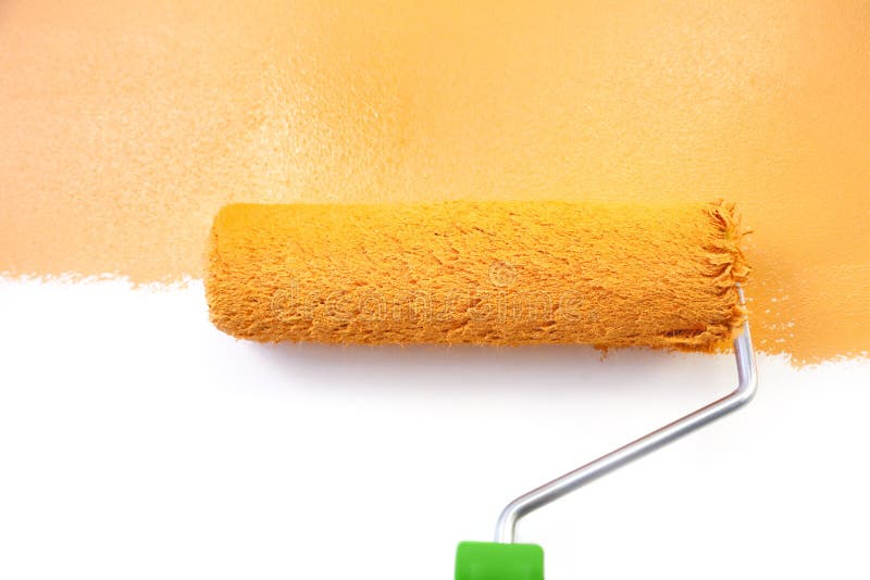 Painting Home Improvement / Isolated on White Stock Image Image of