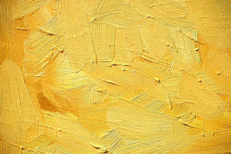Yellow Oil Paint Background Stock Image Image of color, background