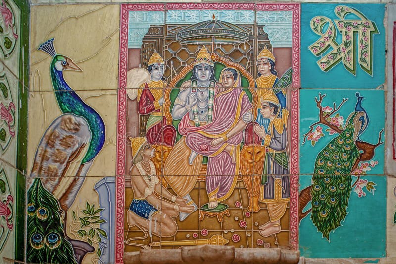 Painting on Japanese Tiles; Lord Ram with Sita and Hanuman; Ram Mandir Editorial Image - Image of creativity, 1950: 215670390 Painting on Japanese Tiles; Lord Ram with Sita and Hanuman; Ram Mandir Editorial Image - Image of creativity, 1950: 215670390