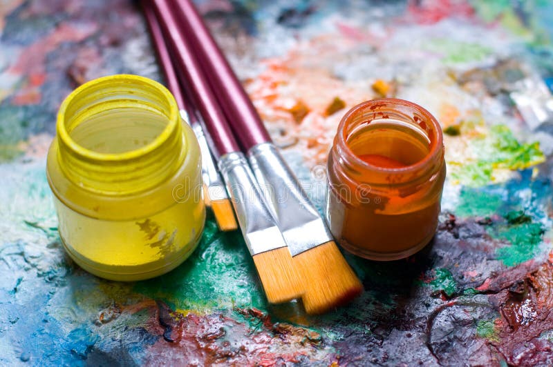 Painting material stock photo. Image of oblect, texture - 11358424