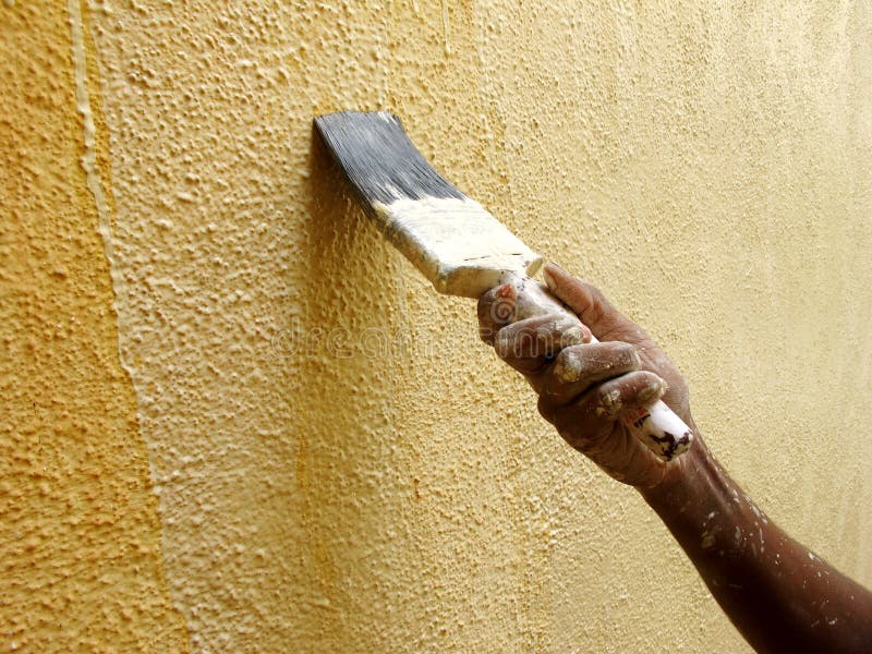 Painting Wall stock photo. Image of brush, stroke, decorating 33777476