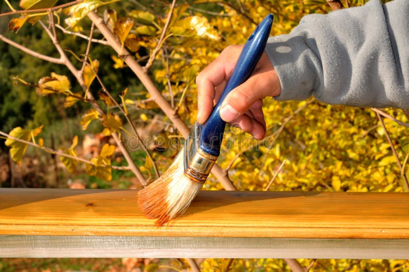 Painting wood