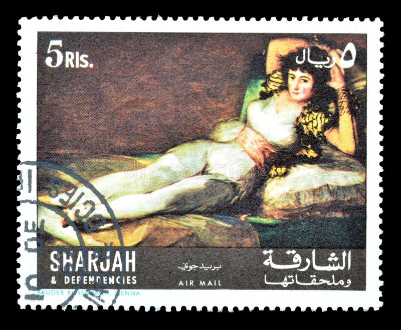Paintings on postage stamps