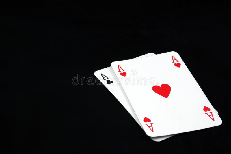 Pair of aces stock photo. Image of shape, success, pair 18750868