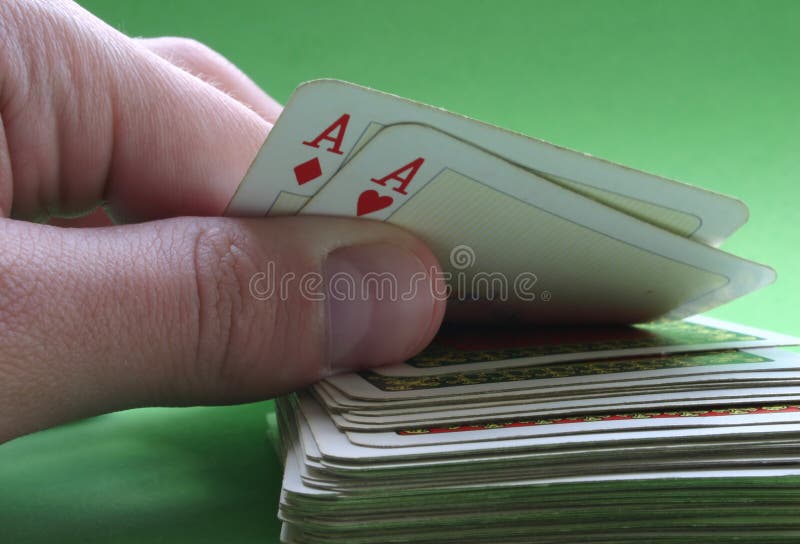 Pair of Aces stock photo. Image of gamble, game, blackjack 264118