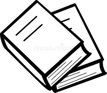 Pair of Books Vector Illustration Stock Vector - Illustration of pair