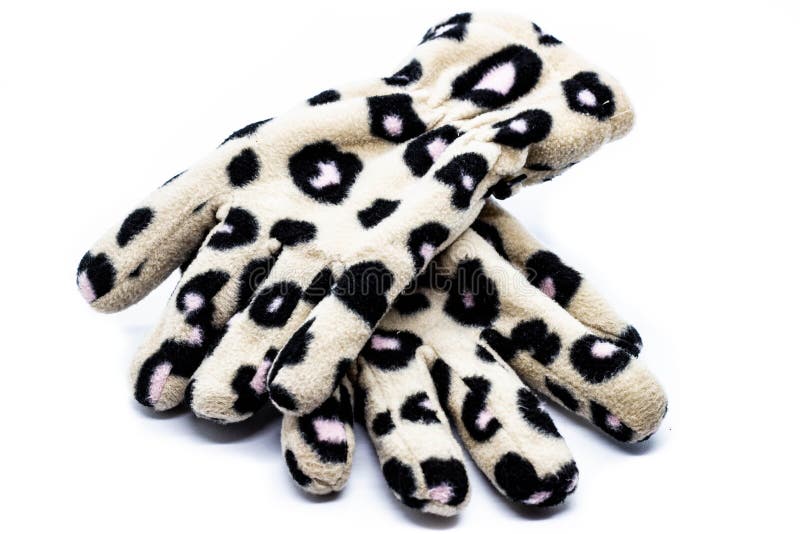 A Pair of Gloves with Black and White Spots Stock Image Image of architecture, door 241666807