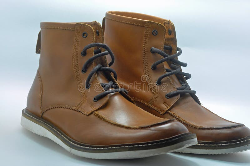 Download Pair of leather boots stock image. Image of design, shine - 37121987