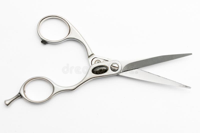 Pair of Metal Hair Cutting Scissors on White Background, Top View Stock Image - Image of beauty, lounge: 208644827 Pair of Metal Hair Cutting Scissors on White Background, Top View Stock Image - Image of beauty, lounge: 208644827