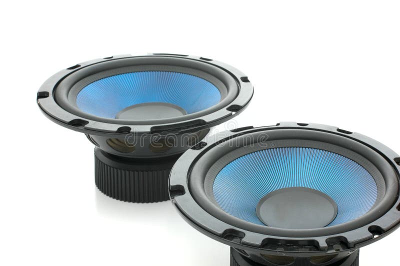 Pair of mighty audio speakers