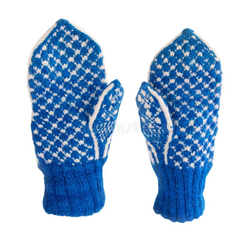 Color mittens, pair stock image. Image of fashion, colour 22707085