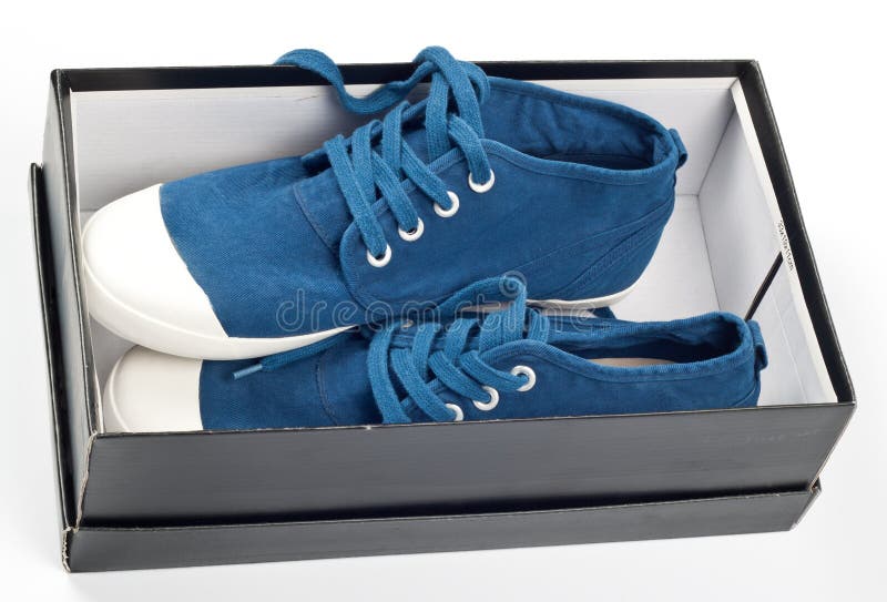 A pair of new blue shoes stock image. Image of grunge - 29346055