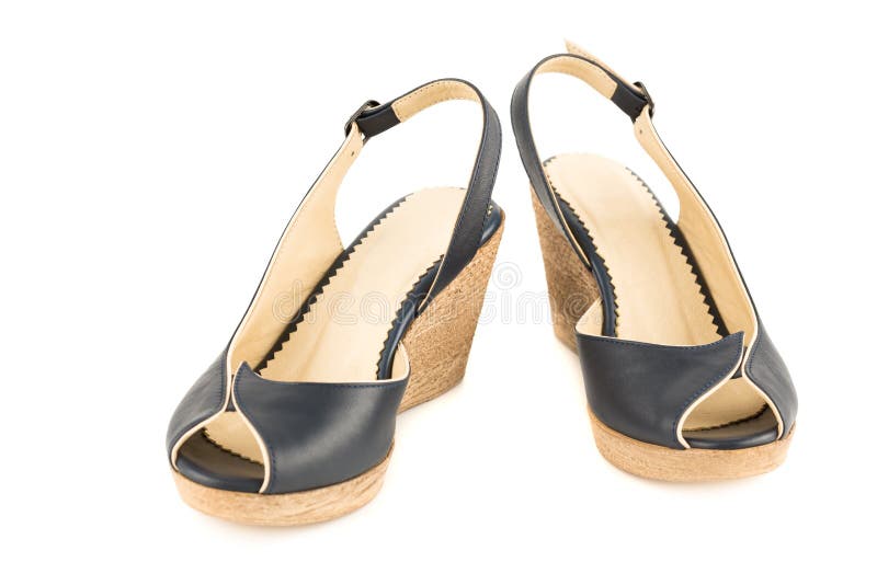 Pair of shoes stock images