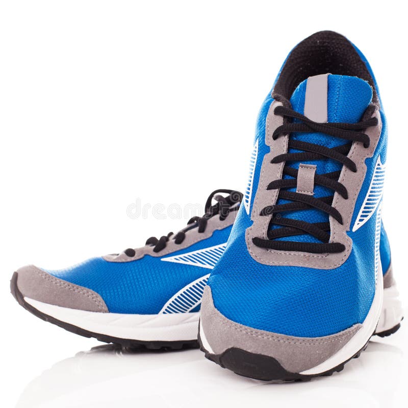 A pair of trainers stock image. Image of background, casual 45524005