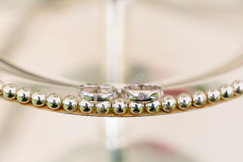 Pair of Wedding Rings stock image. Image of rich, gemstone 38192713