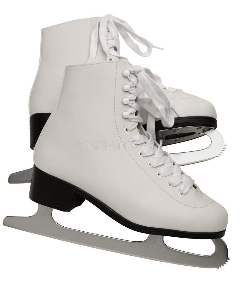 Tilted Natural Version, Ice Skates Stock Image Image of closeup