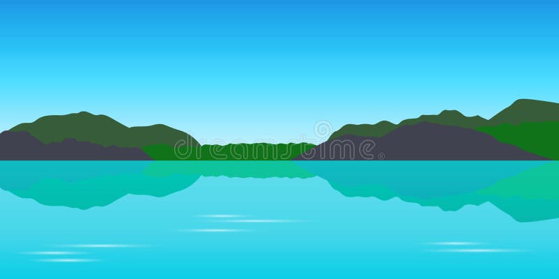 Paisagem bonita do Mountain View do tekapo do lago de turquesa ilustração stock Paisagem bonita do Mountain View do tekapo do lago de turquesa ilustração stock