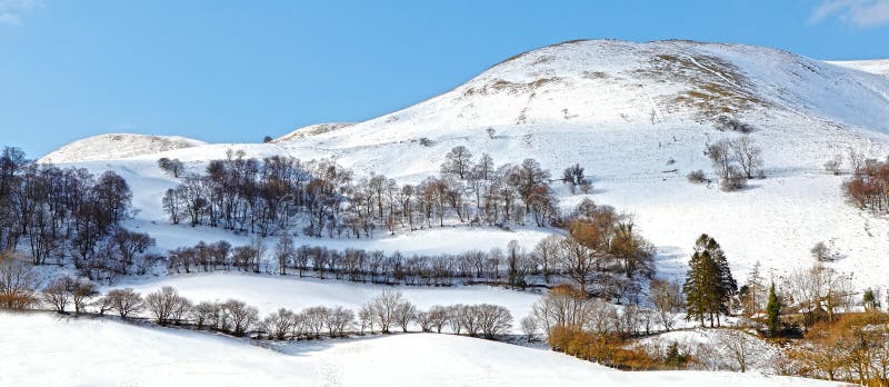 Paisagem Wales da montanha do inverno fotografia de stock Paisagem Wales da montanha do inverno fotografia de stock