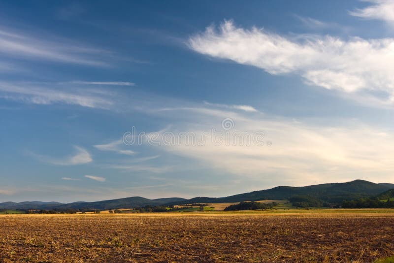 Paisagem do campo fotos de stock Paisagem do campo fotos de stock