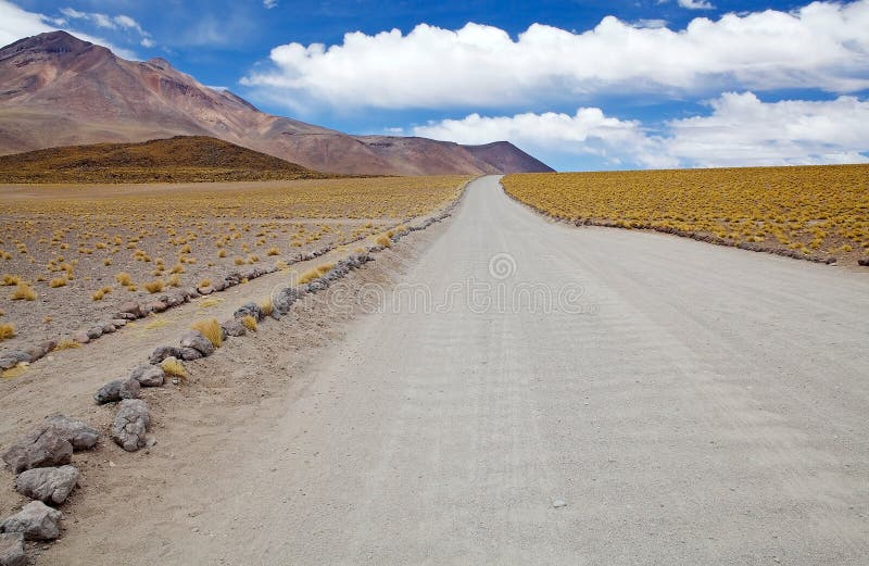 Paisagem do deserto de Atacama, o Chile imagem de stock Paisagem do deserto de Atacama, o Chile imagem de stock