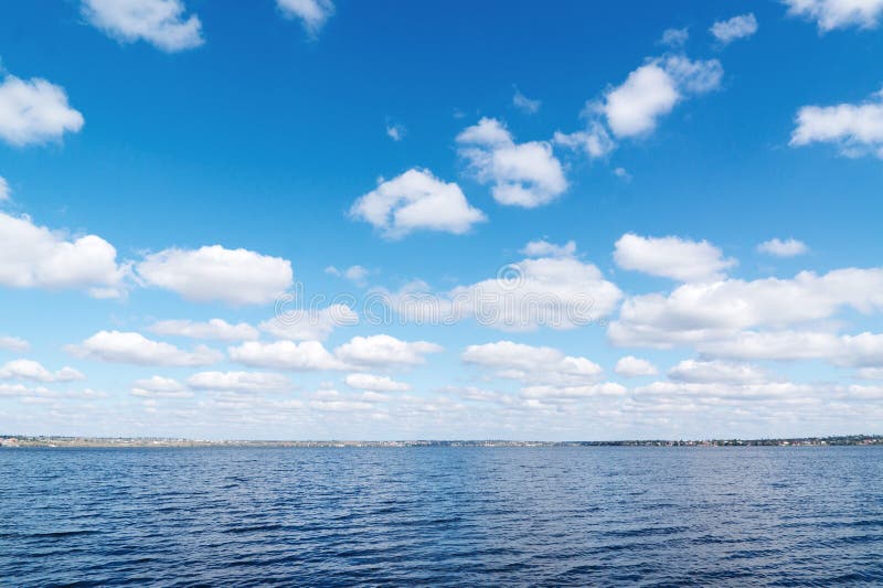 Paisagem marítima fotografia de stock