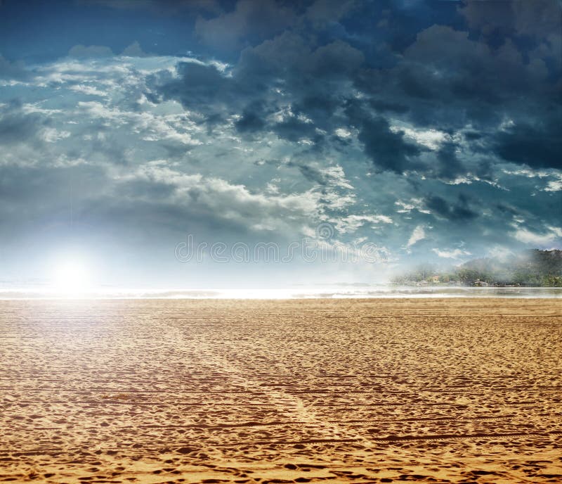 Paisagem dramática fotografia de stock royalty free