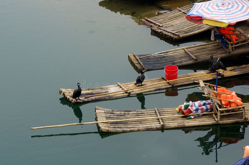 Yu Long river landscape in Yangshuo, Guilin, Guanxi province in China. Yu Long river landscape in Yangshuo, Guilin, Guanxi province in China