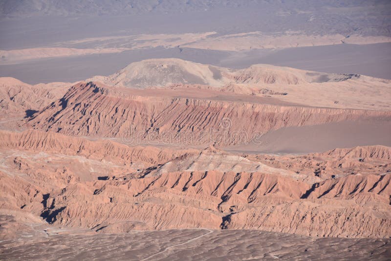 Paisagem no deserto do Atacama, Chile imagem de stock