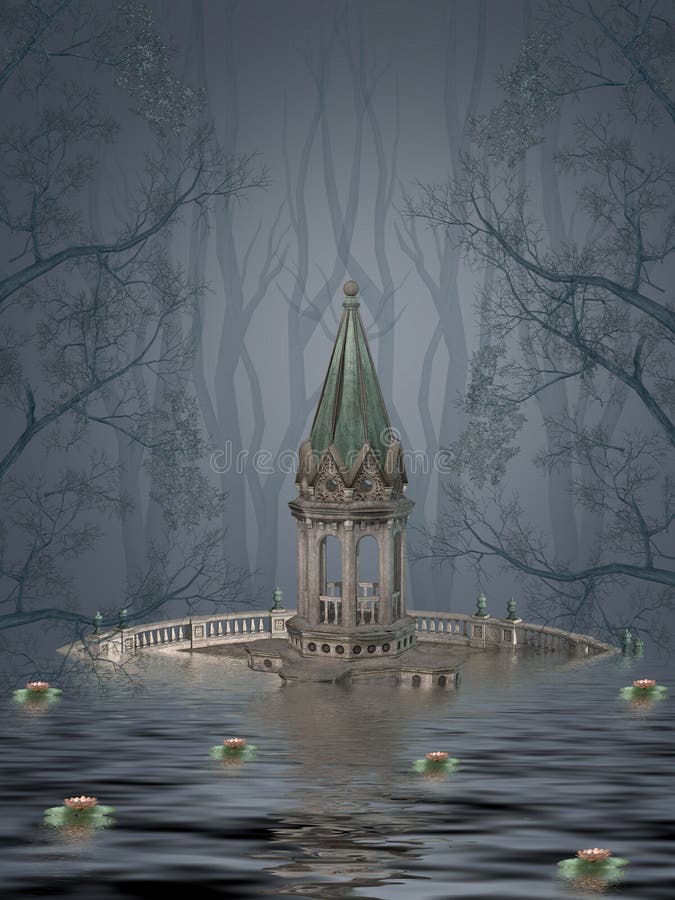Paisaje de la fantasía libre illustration Paisaje de la fantasía libre illustration