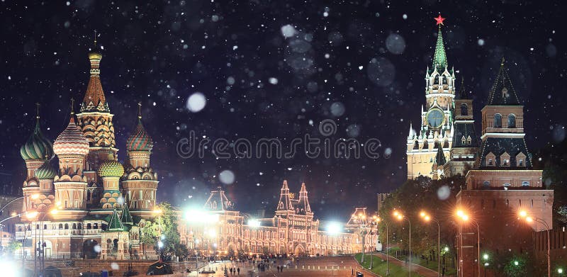 Paisaje de la nieve del ruso de Moscú el Kremlin primer foto de archivo libre de regalías Paisaje de la nieve del ruso de Moscú el Kremlin primer foto de archivo libre de regalías