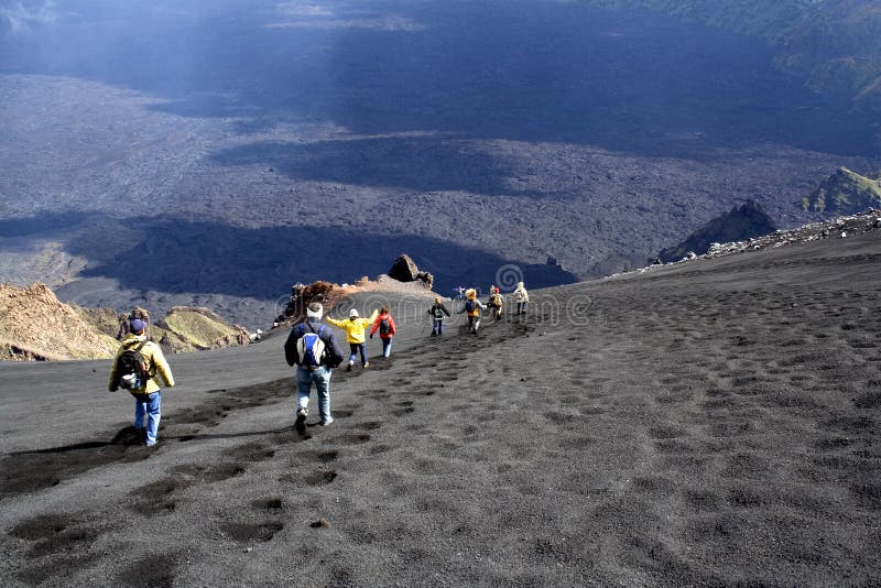 Paisaje del Etna: la pendiente