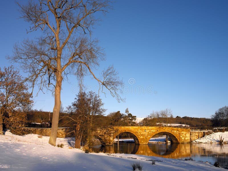 Paisaje del invierno - Yorkshire del norte - Inglaterra imágenes de archivo libres de regalías Paisaje del invierno - Yorkshire del norte - Inglaterra imágenes de archivo libres de regalías