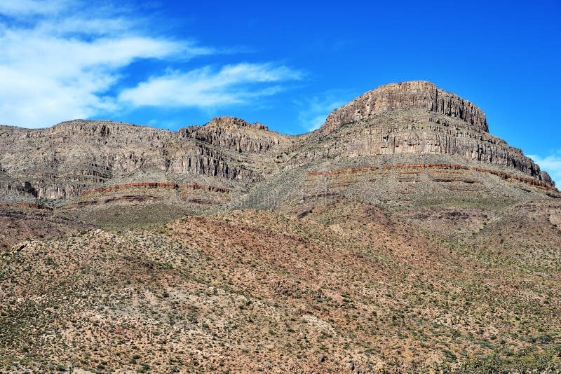 Paisaje del punto de vista de Diamond Bar Road, Arizona Parque nacional del Gran Cañón, los E imagenes de archivo Paisaje del punto de vista de Diamond Bar Road, Arizona Parque nacional del Gran Cañón, los E imagenes de archivo