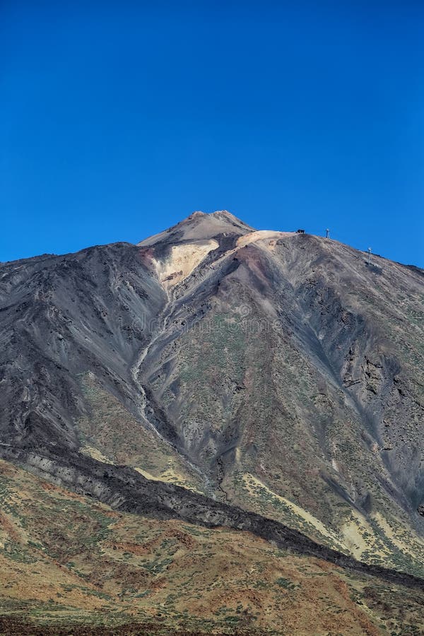 Paisaje en el parque nacional de Teide en Tenerife imagen de archivo Paisaje en el parque nacional de Teide en Tenerife imagen de archivo