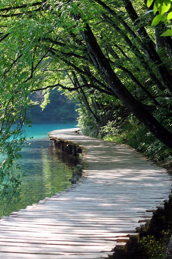 Paisaje espectacular en el parque nacional de Plitvice imagenes de archivo Paisaje espectacular en el parque nacional de Plitvice imagenes de archivo