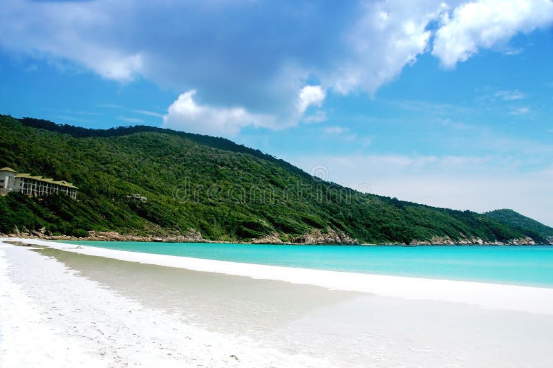 Paisaje Hermoso De La Playa Imagen de archivo - Imagen de feliz, coco