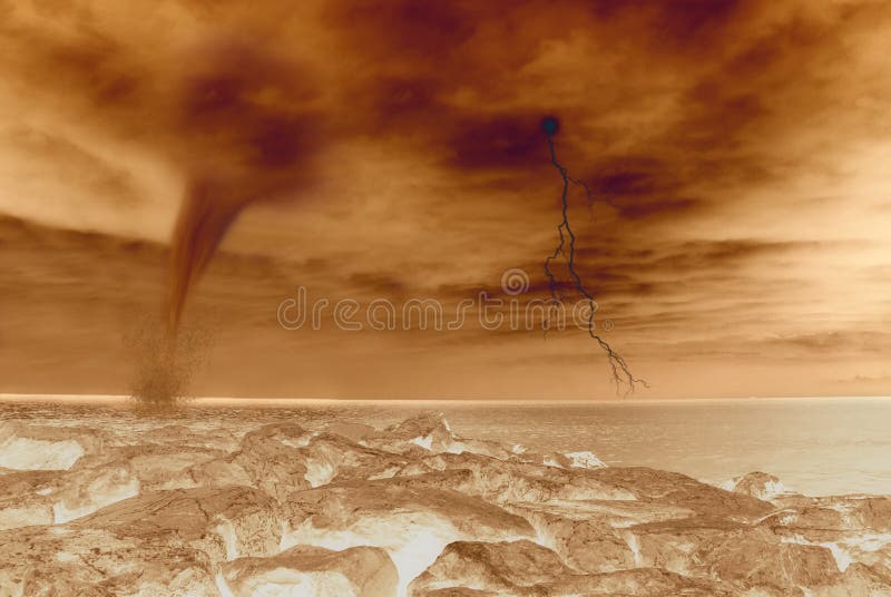 Paisaje marciano imagen de archivo Paisaje marciano imagen de archivo