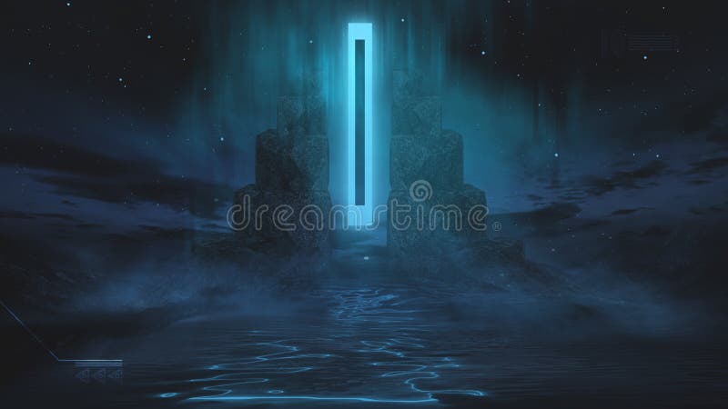 Paisaje Nocturno De Fantasía Futurista Con Paisaje Abstracto Y Luz De Luna De Isla Neón. Escena Natural Oscura Con Li Stock de ilustración - Ilustración de negro, cubo: 223595374 Paisaje Nocturno De Fantasía Futurista Con Paisaje Abstracto Y Luz De Luna De Isla Neón. Escena Natural Oscura Con Li Stock de ilustración - Ilustración de negro, cubo: 223595374
