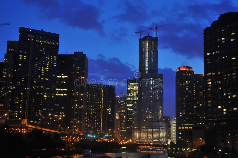 Another view of chicago from the river. Another view of chicago from the river