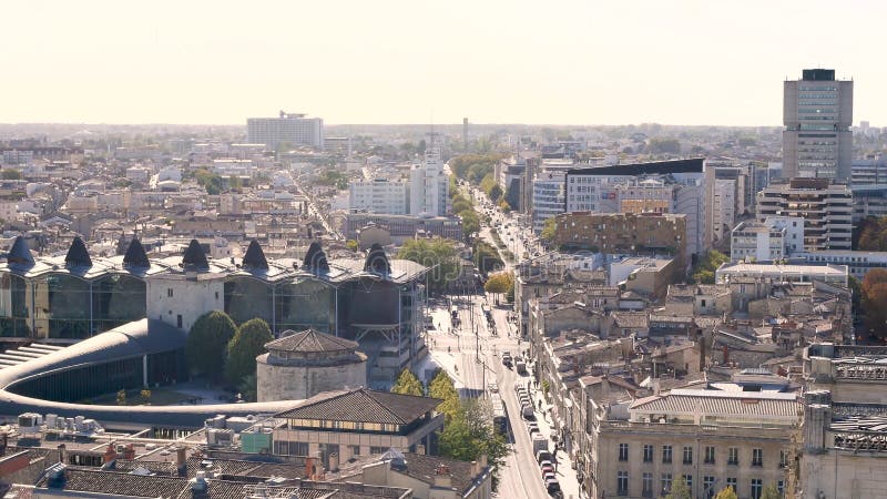 Paisaje urbano en Burdeos, en Francia al sudoeste