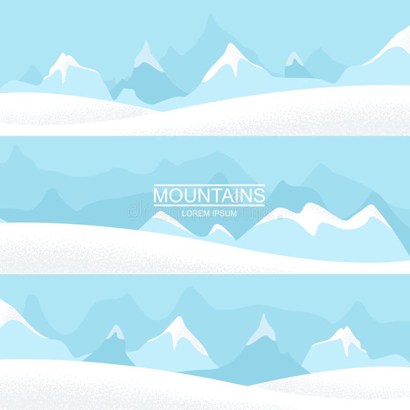 Paisajes de la montaña Graphhics del vector stock de ilustración Paisajes de la montaña Graphhics del vector stock de ilustración