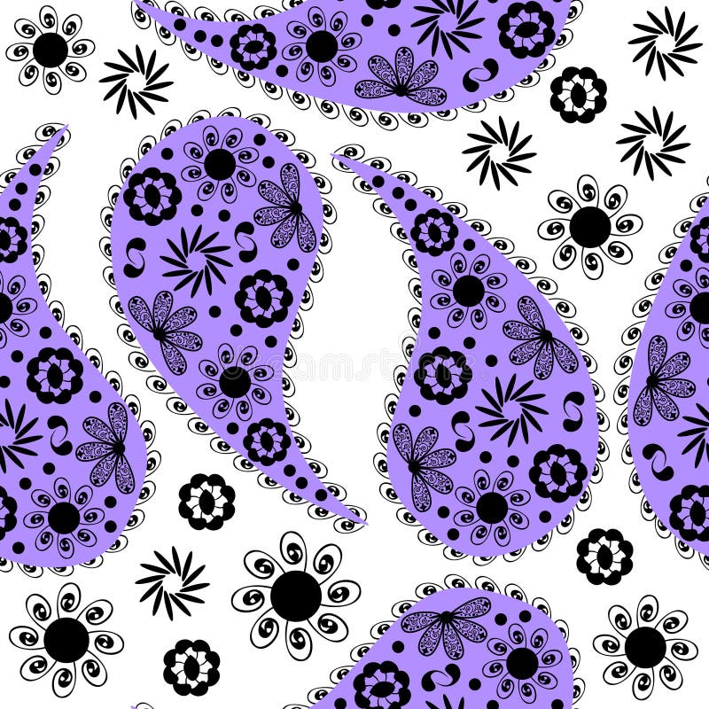 Paisley colorful elegance seamless pattern and seamless pattern royalty free illustration Paisley colorful elegance seamless pattern and seamless pattern royalty free illustration