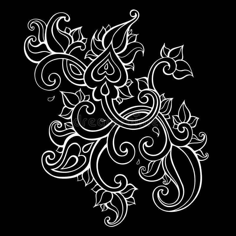 Paisley Ethnic ornament. royalty free illustration Paisley Ethnic ornament. royalty free illustration
