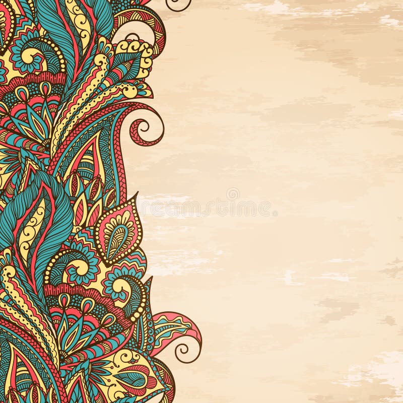 Paisley Frame royalty free illustration Paisley Frame royalty free illustration