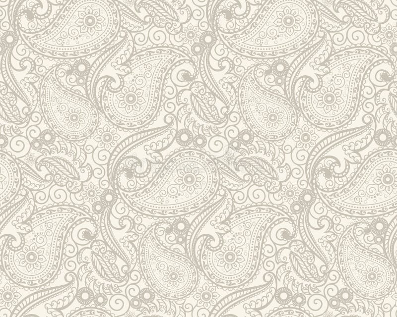 Paisley modell stock illustrationer