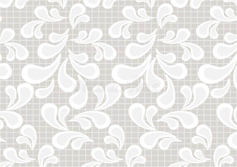 Paisley pattern on a light beige background.Wallpa