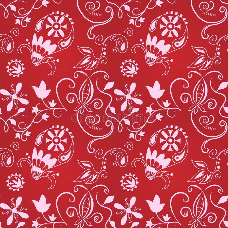 Paisley Seamless Pattern Vector