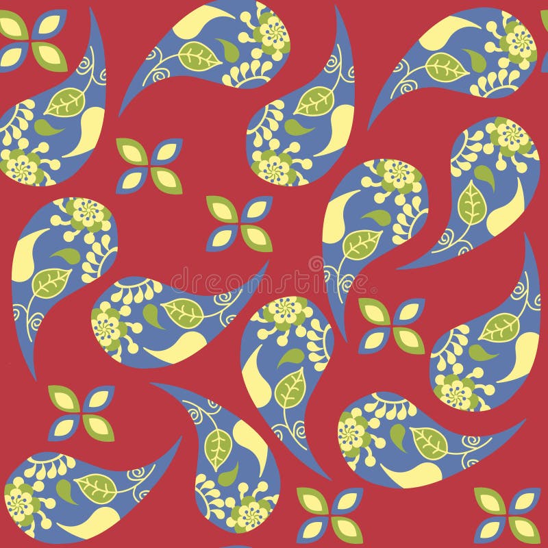 Paisley sömlös modell i vektor Det lokaliseras i provkartameny Idérik färgrik bakgrund för designtryck och yttersida vektor illustrationer Paisley sömlös modell i vektor Det lokaliseras i provkartameny Idérik färgrik bakgrund för designtryck och yttersida vektor illustrationer